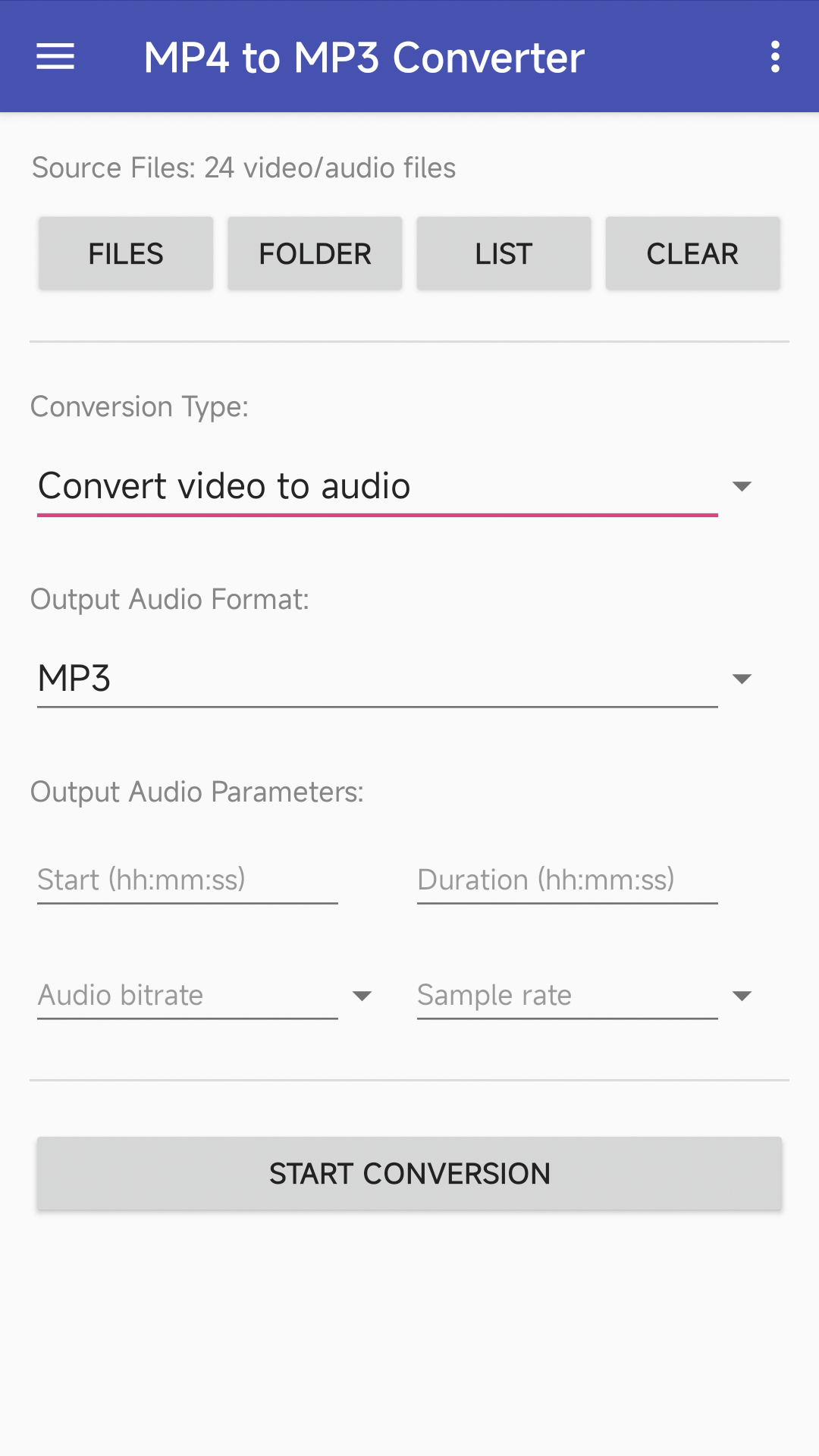 MP4 to MP3 Converter screenshot 1